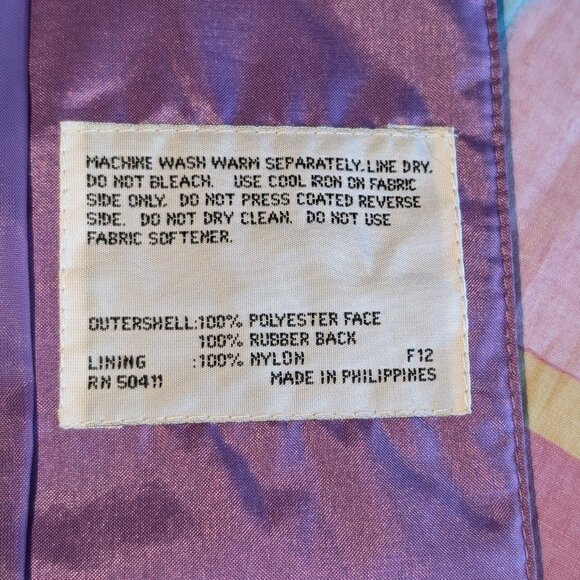 Fleet Street Long Purple Rain Tench Coat Jacket Size 10 - Picture 15 of 15